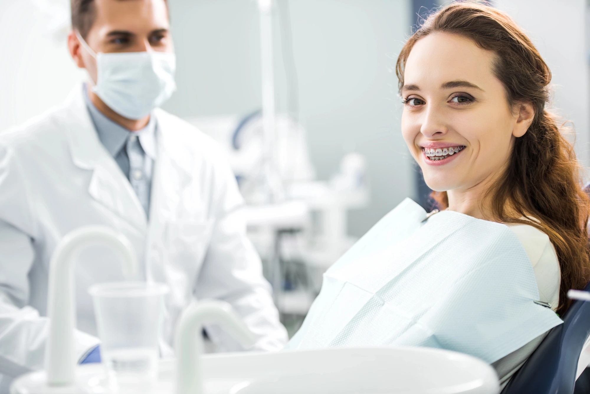 patient getting orthodontics in Tysons
